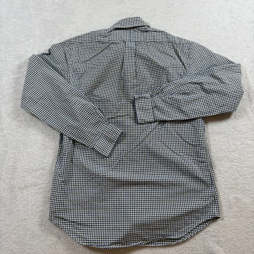 Ralph Lauren Shirt Mens Small Multicolor Micro Gingham Pony Logo Button Down - Picture 8 of 9